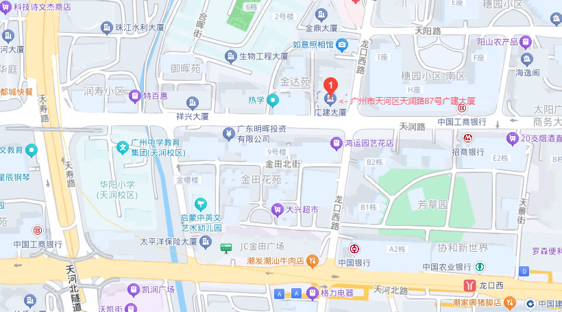广州市亿帆展览服务有限公司--地图 广州市亿帆公司地图